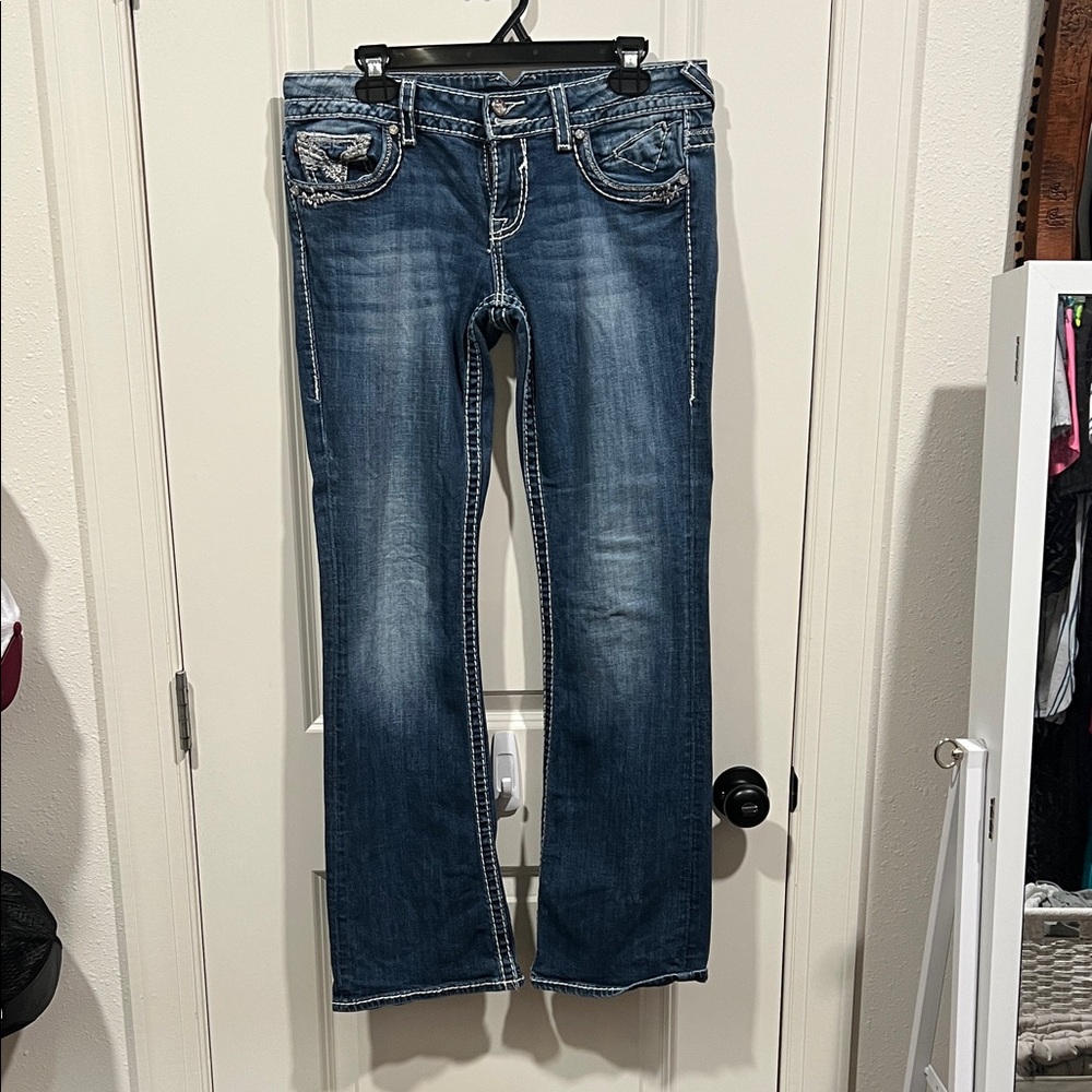 Vigoss Dark Blue Boot Cut Women's Jeans